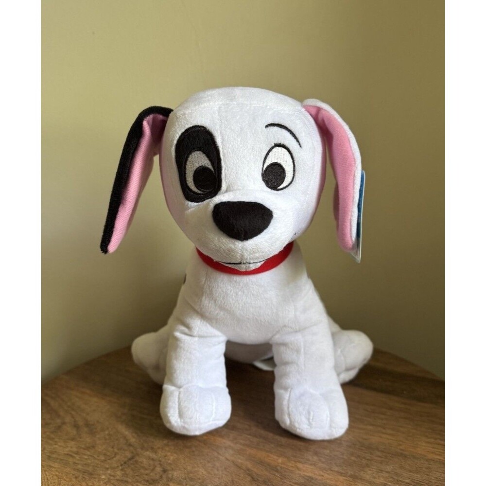 Disney Kohls Cares 101 Dalmatians Patch Pup Dog 10" Plush Red Collar Collectible